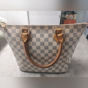 💯% Authentic LV Damier Saleya PM